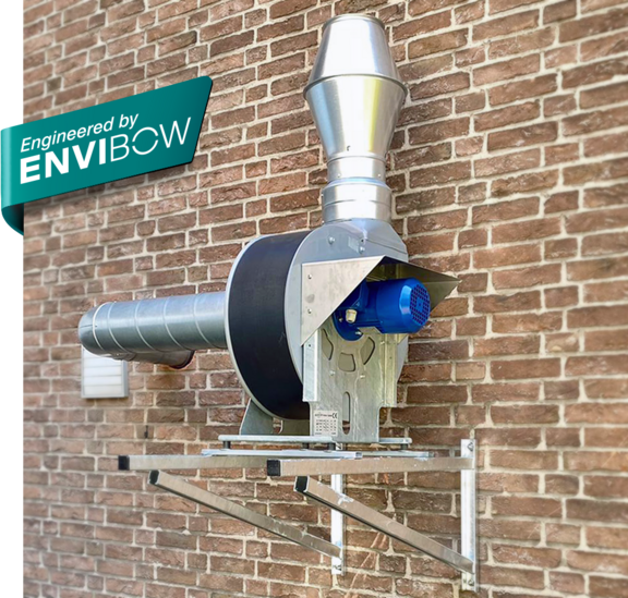 Radialventilator, Radialventilator für Gefahrstoffarbeitsplätze, Ventilator für Gefahrstoffarbeitsplatz, engineered by ENVIBOW